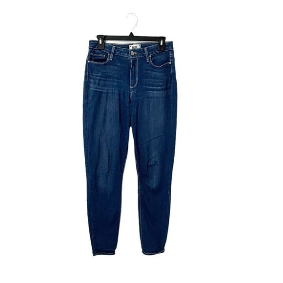 PAIGE Denim - Paige Hoxton Ankle High Rise Dark Denim Jeans Size 29
